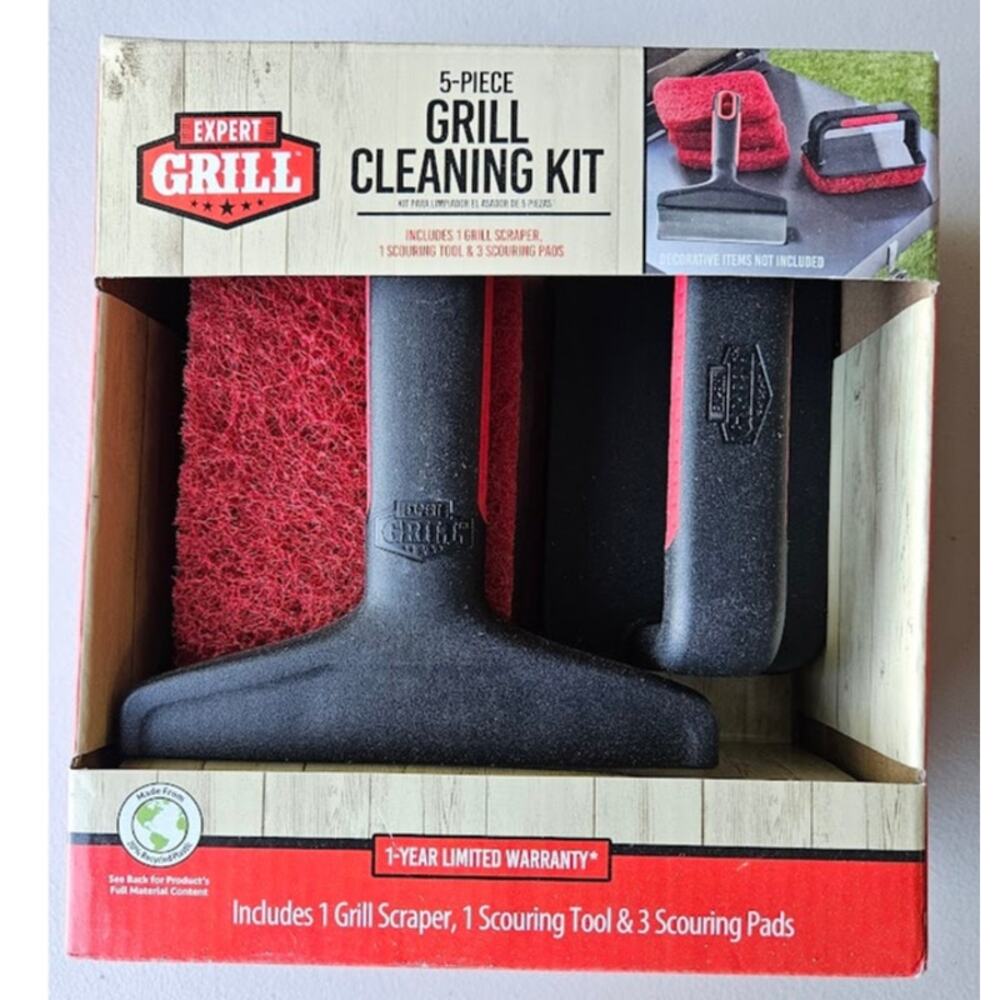 Expert Grill 5 Piece Grill Cleaning Kit Blackstone, BBQ Cleaning Kit New In Box